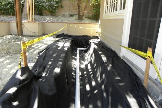 Subterranean Seepage Drainage Control