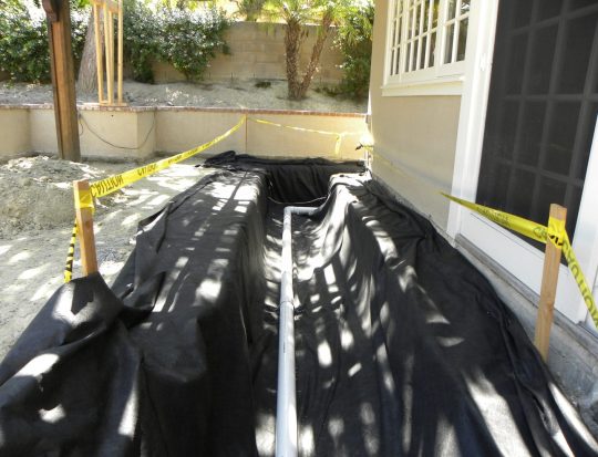 Subterranean Seepage Drainage Control