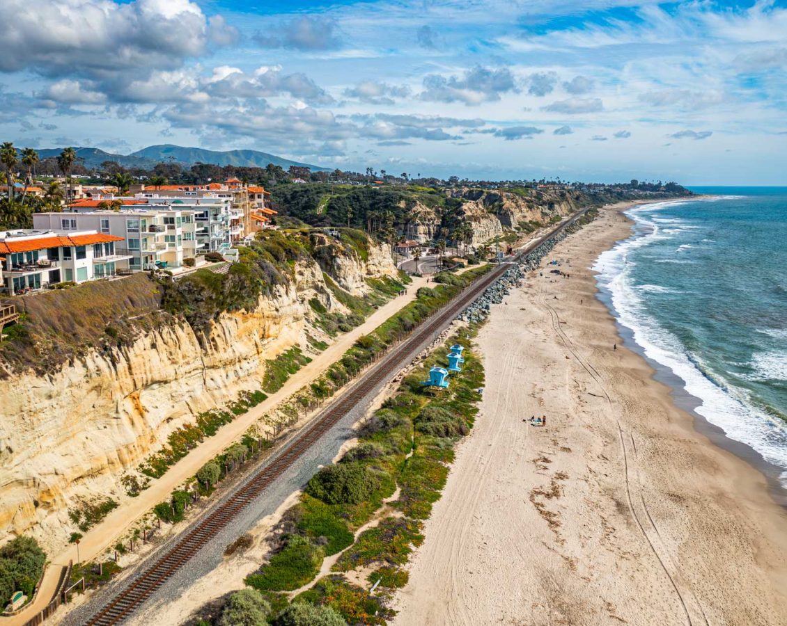 Aerial View of San Clemente Coastline